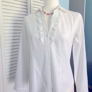 Talbots Petite White Top